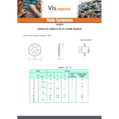 1 X Anneau Grifaxe PLUS 10 Type 873 Acier Brut 8 1 X Anneau Grifaxe PLUS 10 Type 873 Acier Brut -Vis-express Soldes anneau grifaxe plus 10 type 873 acier brut 2