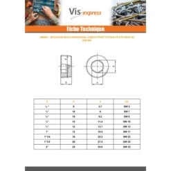 1 X Bouchon Mâle Hexagonal Creux à Visser Clé De 8 3/8" 10X9.2 Inox A2 -Vis-express Soldes bouchon male hexagonal creux a visser cle de 8 3 8 10x92 inox a2 2
