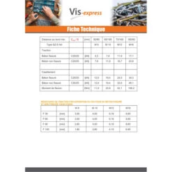 1 X Boulon (vendu Avec Ecrou) Ancrage M8X105 Avec Vis Métaux Tête Hexagonale TH Inox A4 -Vis-express Soldes boulon vendu avec ecrou ancrage m8x105 avec vis metaux tete hexagonale th inox a4 3