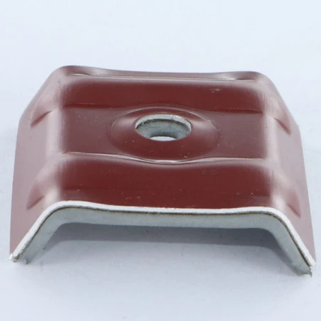 1 X Cavalier Etanche EPDM 40X25 PROFIL Trapézoidale Aluminium RAL8012 Brun Rouge 3 1 X Cavalier Etanche EPDM 40X25 PROFIL Trapézoidale Aluminium RAL8012 Brun Rouge