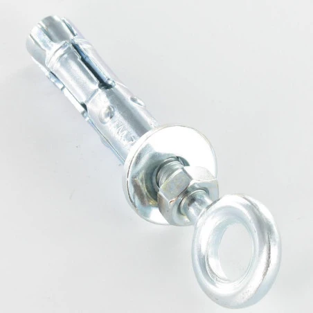 1 X Cheville Ancrage Avec Piton M12 20X80 Acier Zingué 3 1 X Cheville Ancrage Avec Piton M12 20X80 Acier Zingué