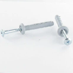 1 X Cheville Clou Vis Tête Plate Large 6X40