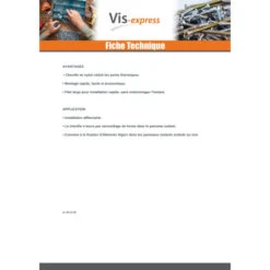 1 X Cheville D"isolation Filetage GROS 25X50 Nylon -Vis-express Soldes cheville disolation filetage gros 25x50 nylon 3