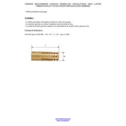 1 X Cheville Laiton 15X38 M12 -Vis-express Soldes cheville laiton 15x38 m12 2