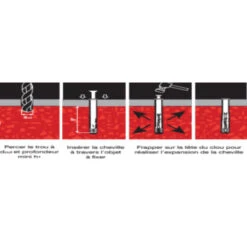 1 X Cheville Longue Nylon 10X115 + Vis Tête Fraisée TF TORX Acier Zingué -Vis-express Soldes cheville longue nylon 10x115 vis tete fraisee tf torx acier zingue 2