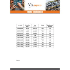 1 X Cheville Longue Nylon 8X80 + Vis Tête Fraisée TF TORX Acier Zingué -Vis-express Soldes cheville longue nylon 8x80 vis tete fraisee tf torx acier zingue 4