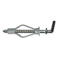 1 X Cheville Nylon 8X40 Avec Gond COURT Collerette 4X45