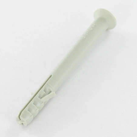 1 X Cheville Nylon Longue Collerette 6X40 Pour Vis 4 3 1 X Cheville Nylon Longue Collerette 6X40 Pour Vis 4