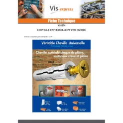 1 X Cheville Universelle PP UNO 6 Rouge 9 1 X Cheville Universelle PP UNO 6 Rouge -Vis-express Soldes cheville universelle pp uno 6 rouge 2