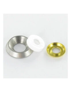 1 X CUVETTE De Vis Laiton Nickelé M4 Creuse 115