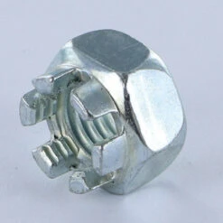 1 X Ecrou à Creneau HK M14 Pas De 200 Acier Zingué