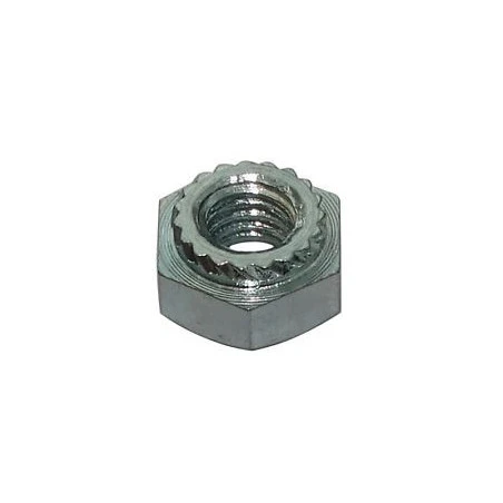 1 X Écrou à Riveter Hexagonal Acier Zingué Blanc M10 Épaisseur Tole 16 3 1 X Écrou à Riveter Hexagonal Acier Zingué Blanc M10 Épaisseur Tole 16