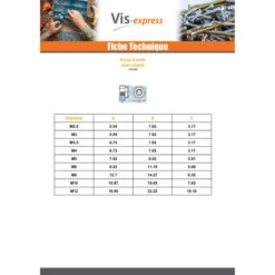 1 X Écrou à Riveter Hexagonal Acier Zingué Blanc M5 Épaisseur Tole 12 -Vis-express Soldes ecrou a riveter hexagonal acier zingue blanc m5 epaisseur tole 12 4