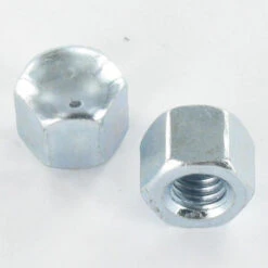 1 X Ecrou Borgne BAS M5 DIN 917 Acier Zingué