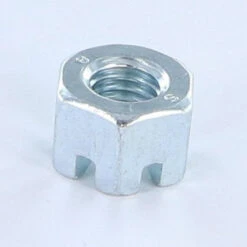 1 X Ecrou CRENEAUX HK M30 PAS350 S/PLAT 45 Acier Zingué