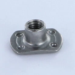 1 X Ecrou Cylindrique à Souder M6 Bossage Extérieur 19X11 Acier Brut