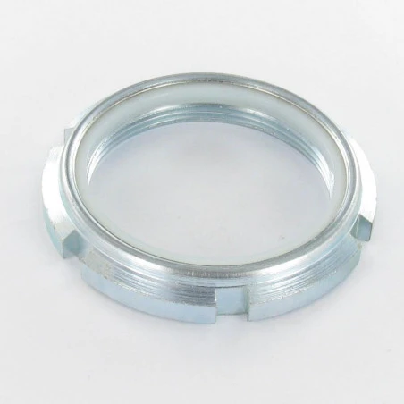 1 X Ecrou Frein à ENCOCHES Acier Zingué M40 Pas 150 3 1 X Ecrou Frein à ENCOCHES Acier Zingué M40 Pas 150