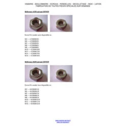 1 X Ecrou Hexagonal à Souder M3 Acier Brut 14020 -Vis-express Soldes ecrou hexagonal a souder m3 acier brut 14020 3