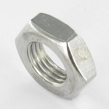 5 X Ecrou Hexagonal Bas Hm/contre Ecrou Inox A2 M27 Pas Fin Pas De 200 4 5 X Ecrou Hexagonal Bas Hm/contre Ecrou Inox A2 M27 Pas Fin Pas De 200 – Image 2