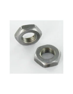 1 X Écrou Hexagonal Bas Hm/contre écrou M30 Acier Brut