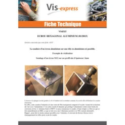 1 X Ecrou Hexagonal M16 Aluminium -Vis-express Soldes ecrou hexagonal m16 aluminium 1