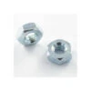 1 X Écrou Hexagonal M5 Sur Plat 10 Acier Zingué Blanc Épaisseur 4