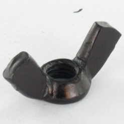 1 X Ecrou Oreilles M5 Forme AmEricaine Acier Zingué Noir