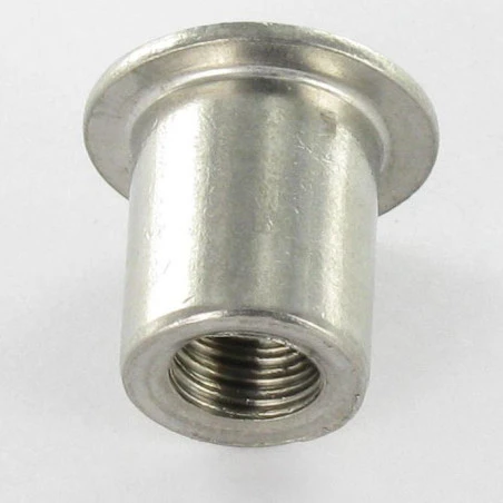 1 X Écrou Relieur Tête Bombee Fendue 12.5X15 M8X12 Inox 4 1 X Écrou Relieur Tête Bombee Fendue 12.5X15 M8X12 Inox – Image 2