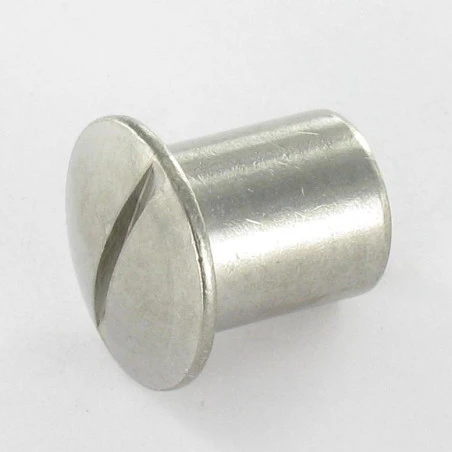 1 X Écrou Relieur Tête Bombee Fendue 12.5X15 M8X12 Inox 3 1 X Écrou Relieur Tête Bombee Fendue 12.5X15 M8X12 Inox