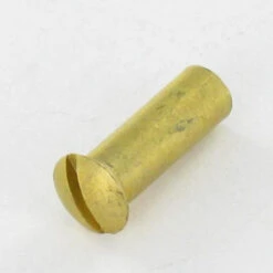 1 X Écrou Relieur Tête Fraisée Bombée TFB Fendue M4X12 5X16 Laiton