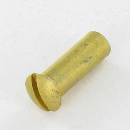 1 X Écrou Relieur Tête Fraisée Bombée TFB Fendue M4X12 5X16 Laiton 3 1 X Écrou Relieur Tête Fraisée Bombée TFB Fendue M4X12 5X16 Laiton