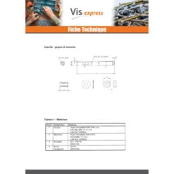 1 X Goujon Ancrage M10X60 Inox A4 -Vis-express Soldes goujon ancrage m10x60 inox a4 5