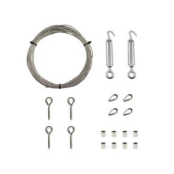 1 X Kit 15 Mètres De Cable Inox Diamètre 2