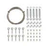 1 X Kit 30 Mètres De Cable Inox Diamètre 2 -Vis-express Soldes kit 30 metres de cable inox diametre 2
