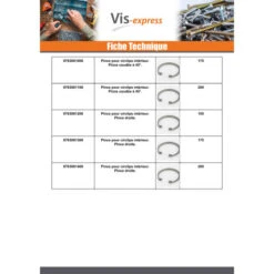 1 X PINCE Circlip Extèrieur COUDEE 45DEGRES Longueur 150 9 1 X PINCE Circlip Extèrieur COUDEE 45DEGRES Longueur 150 -Vis-express Soldes pince circlip exterieur coudee 45degres longueur 150 3