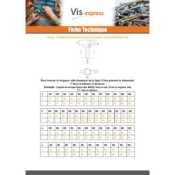 1 X Poignée De Serrage Nylon MALE M8X40 -Vis-express Soldes poignee de serrage nylon male m8x40 2