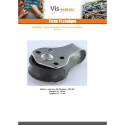 1 X POULIE SIMPLE De 25 Inox A2 CORDE De 6 -Vis-express Soldes poulie simple de 25 inox a2 corde de 6 2