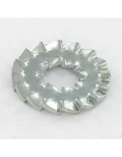 1 X Rondelle éventail Double Denture DD M5 Acier Zingué