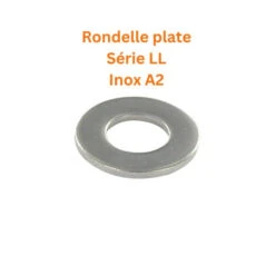 1 X Rondelle Plate M18X55X3 LL Inox A2