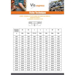 1 X Rondelle Plate M39X75X6 M Inox A4 -Vis-express Soldes rondelle plate m39x75x6 m inox a4 1