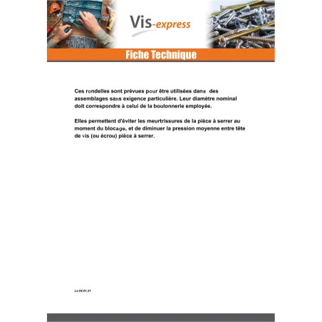 1 X Rondelle Plate M3X6X0.8 Z Laiton 5 1 X Rondelle Plate M3X6X0.8 Z Laiton – Image 3