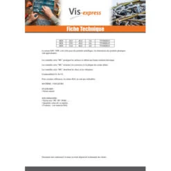 1 X Rondelle Plate Nylon M2.5X7X0.5 M -Vis-express Soldes rondelle plate nylon m25x7x05 m 2