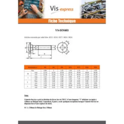 1 X TRCC JAPY Tête Ronde Collet Carré Inox A2 M12X40 CHANFREIN -Vis-express Soldes trcc japy tete ronde collet carre inox a2 m12x40 chanfrein 3