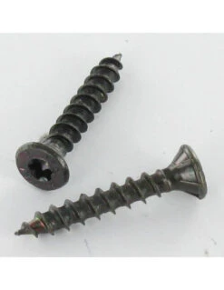 1 X VBA3 Tête Fraisée TF Cranté 4X40 TORX T20 Acier Zingué Noir