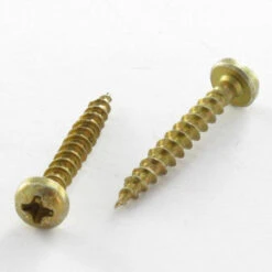 1 X VBA3 Tête Ronde TR Pozi 4X30 Bichromaté