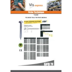 1 X VBA3 Tête Ronde TR Pozi 4X30 Bichromaté -Vis-express Soldes vba3 tete ronde tr pozi 4x30 bichromate 4