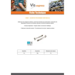 1 X Vis Béton Tête Bombée TORX T30 Inox A4 7.5X100 Filetée Sur 45 7 1 X Vis Béton Tête Bombée TORX T30 Inox A4 7.5X100 Filetée Sur 45 -Vis-express Soldes vis beton tete bombee torx t30 inox a4 75x100 filetee sur 45 2