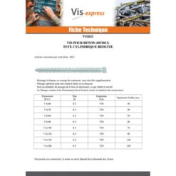 1 X Vis Béton Tête Cylindrique TC Réduite 7.5X100 Diamètre De Tête: 8.5 TORX T30 Acier Zingué -Vis-express Soldes vis beton tete cylindrique tc reduite 75x100 diametre de tete 85 torx t30 acier zingue 2