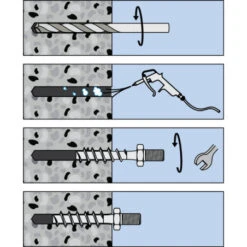 1 X Vis Béton Tête FILETEE MALE 6X75 Acier Zingué 8 1 X Vis Béton Tête FILETEE MALE 6X75 Acier Zingué -Vis-express Soldes vis beton tete filetee male 6x75 acier zingue 2