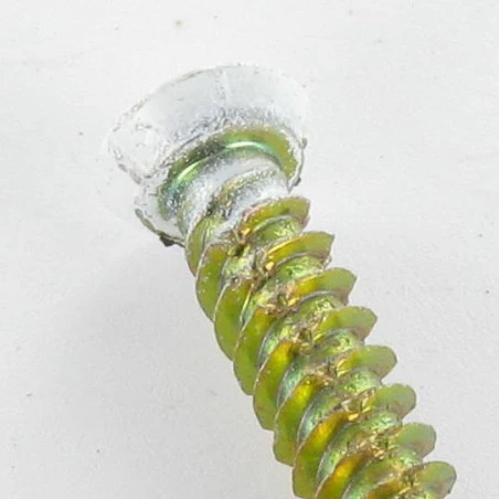 1 X Vis Béton Tête Fraisée TF RED 7.5X120 TORX T30 Bichromaté RAL9016 Blanc Signalisation 5 1 X Vis Béton Tête Fraisée TF RED 7.5X120 TORX T30 Bichromaté RAL9016 Blanc Signalisation – Image 3